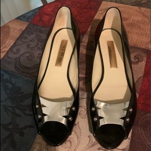 Rupert Sanderson Patent Flats Sz 39 1/2